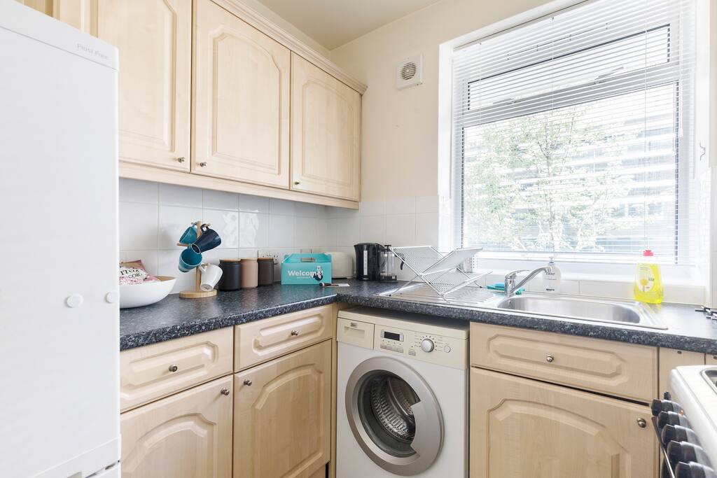A fully-equipped kitchen...