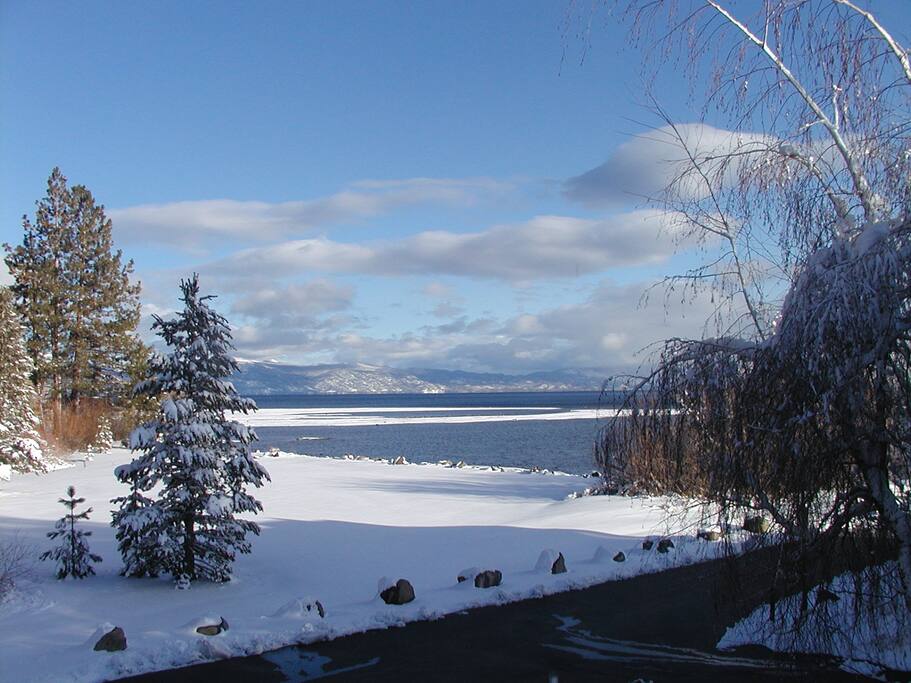 Lake view from our condo