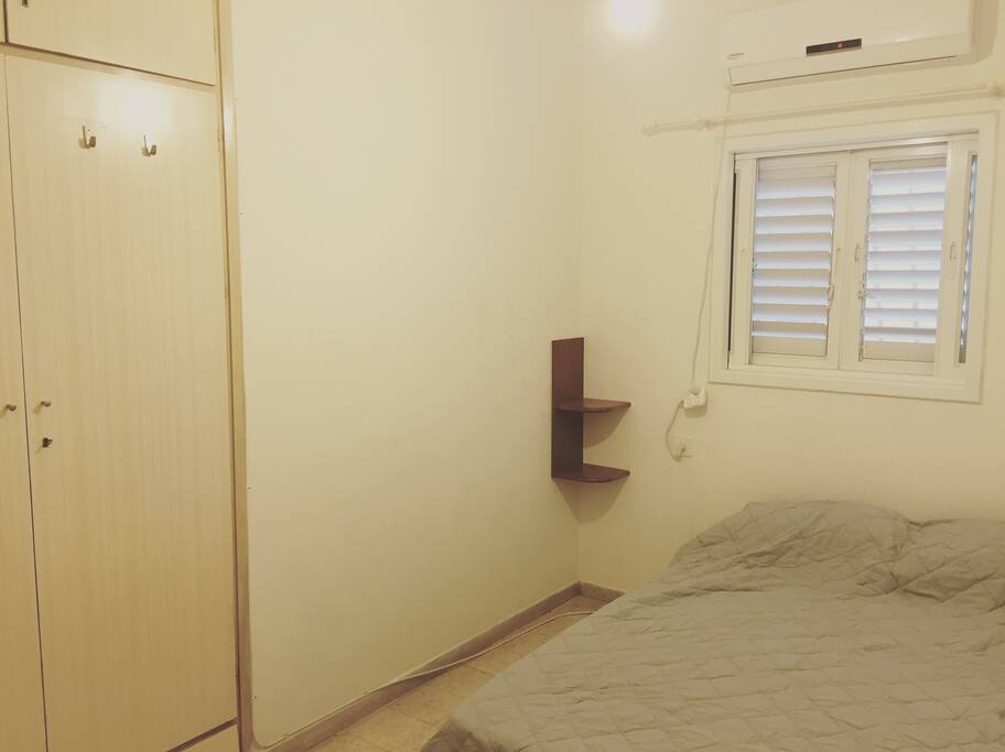 Cozy, air conditioned room.