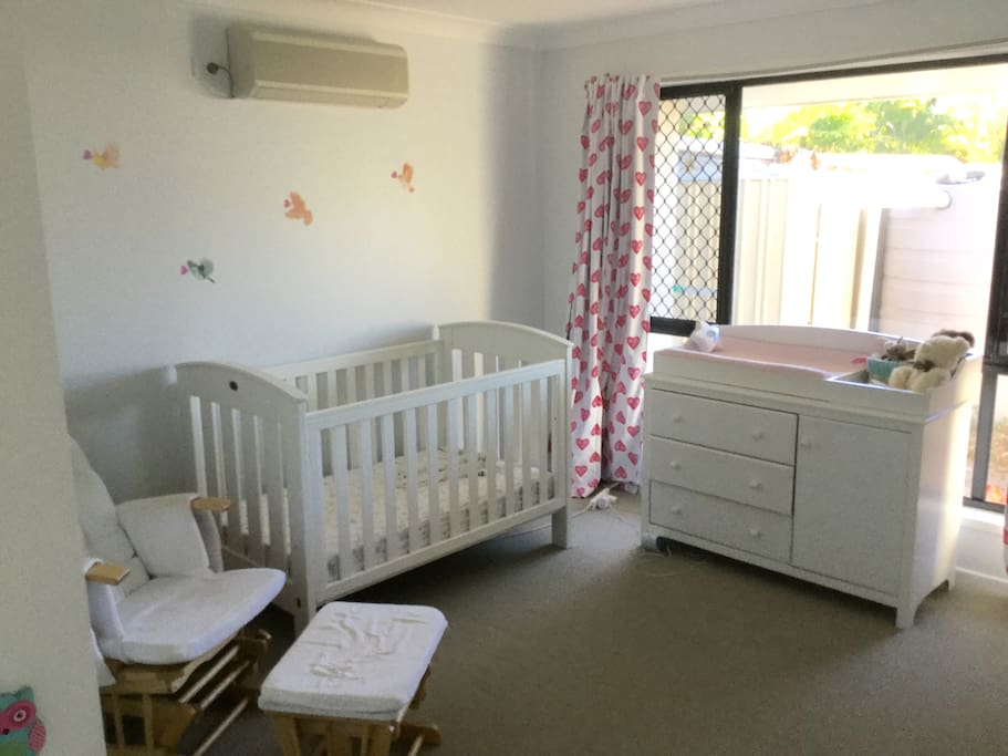 There are two cots in this room (we have twins!)
