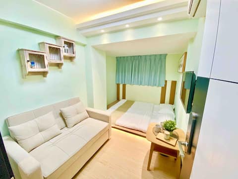Macao acogedora habitación japonesa tatami 1.8 cama doble con baño privado — Kinko Lake Hospital Fire Museum Daisenba Factory