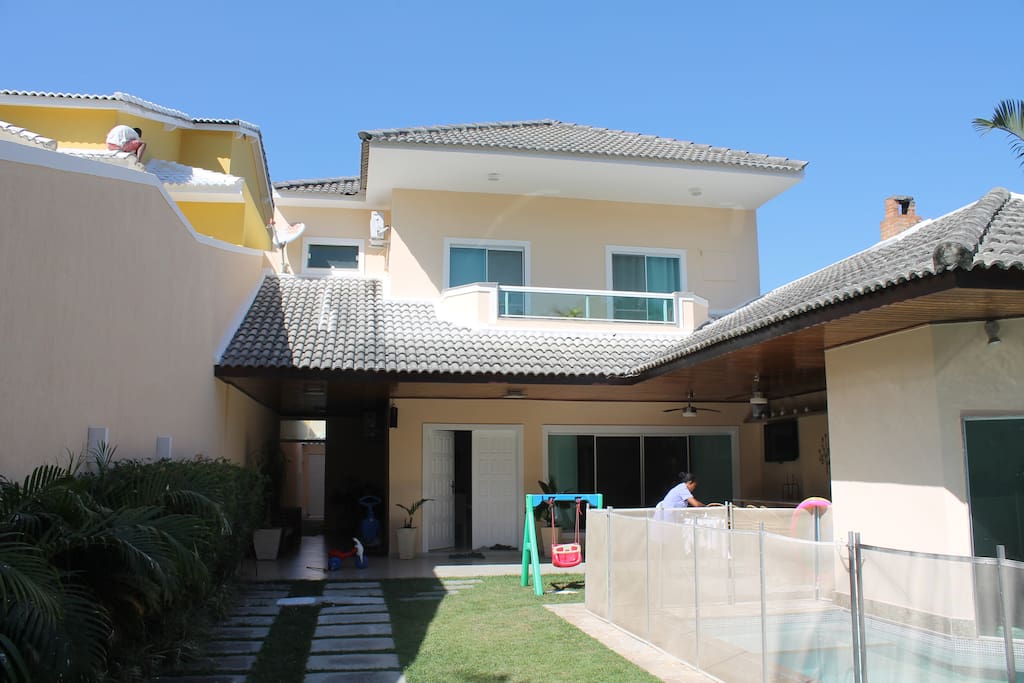 Front yard and Pool area