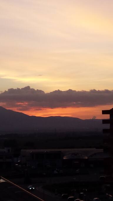 Vista dal balcone
