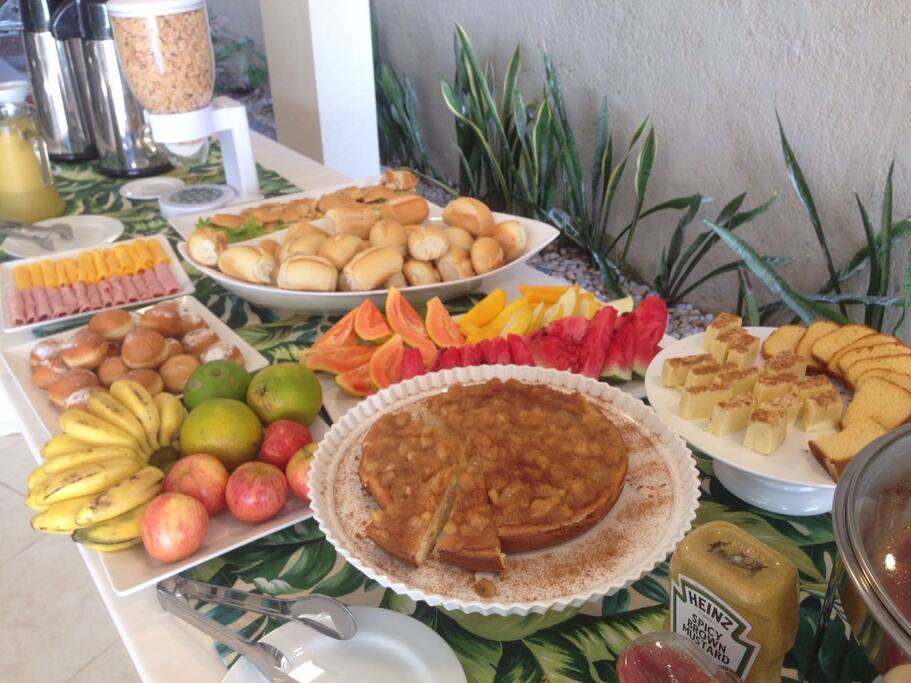 café da manhã variado