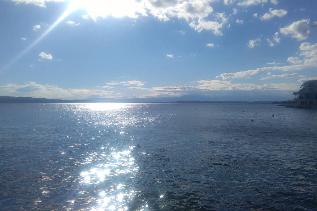 Pogled s plaže