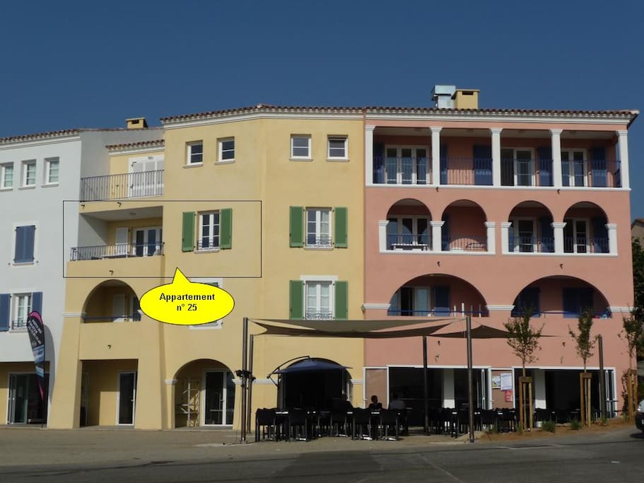 Position de l'appartement