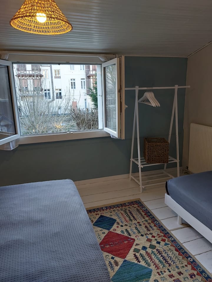 נוף פתוח לחדר השינה השני