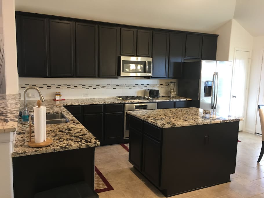 Fully stocked kitchen