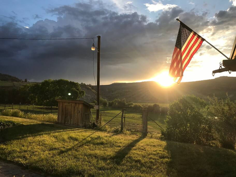 One of the beautiful sunsets Spring 2018