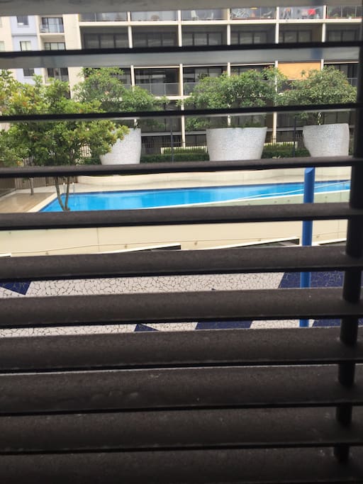 View from bedroom window