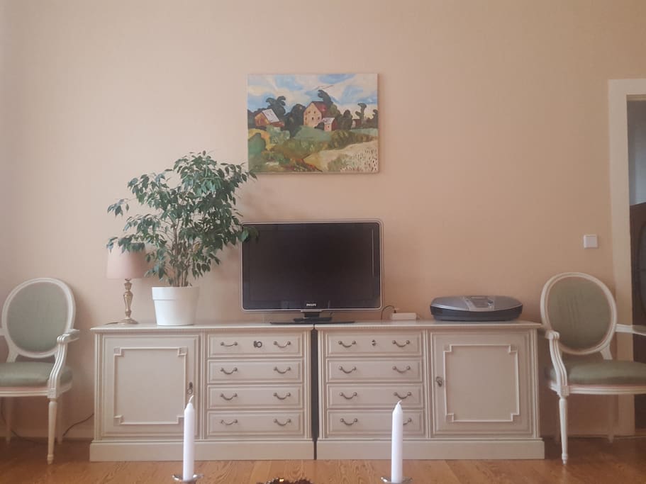 TV im Wohnzimmer