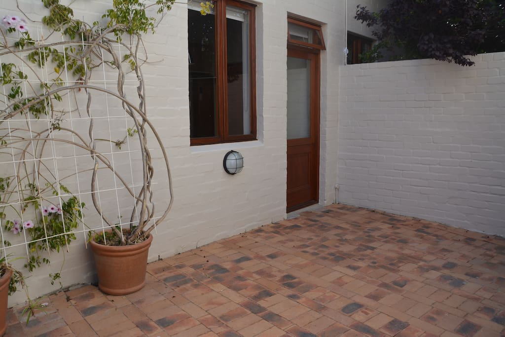 Private courtyard and entrance