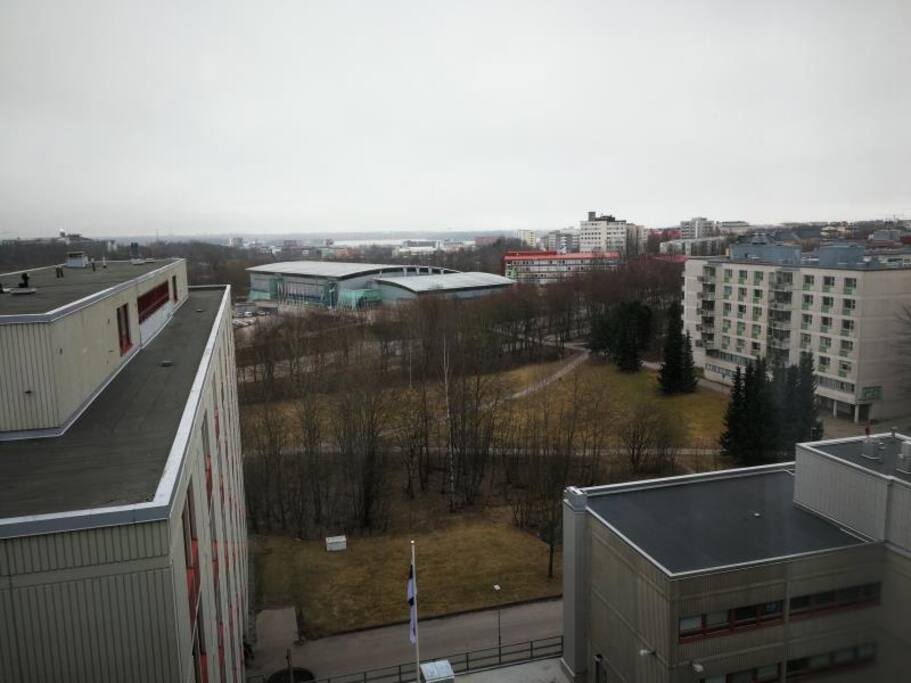 From the window
