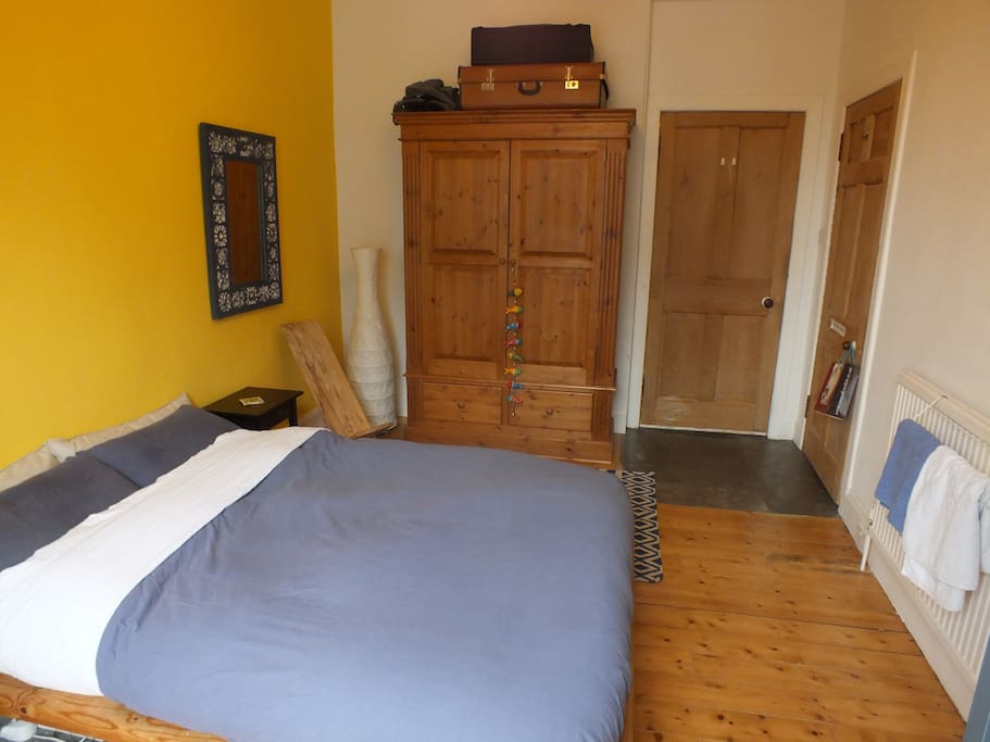 Bedroom side view