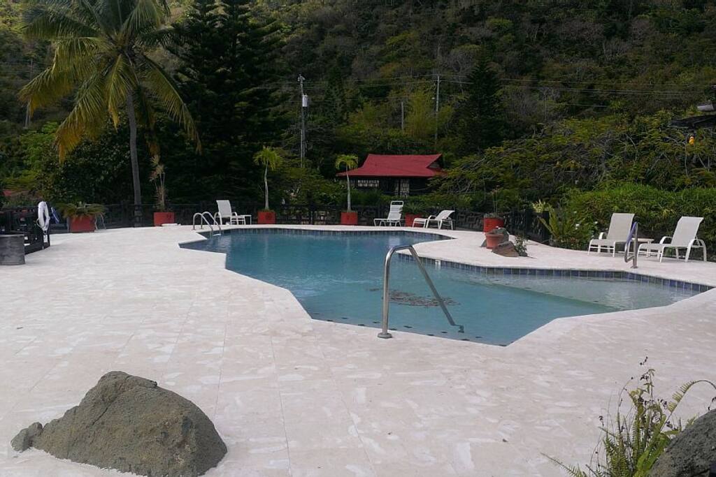 This is the community pool that you will find yourself spending many days at!