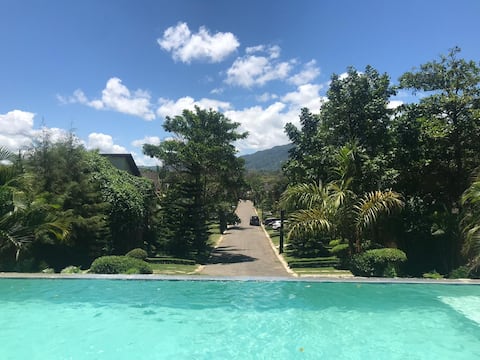 Beautiful village on the mountains