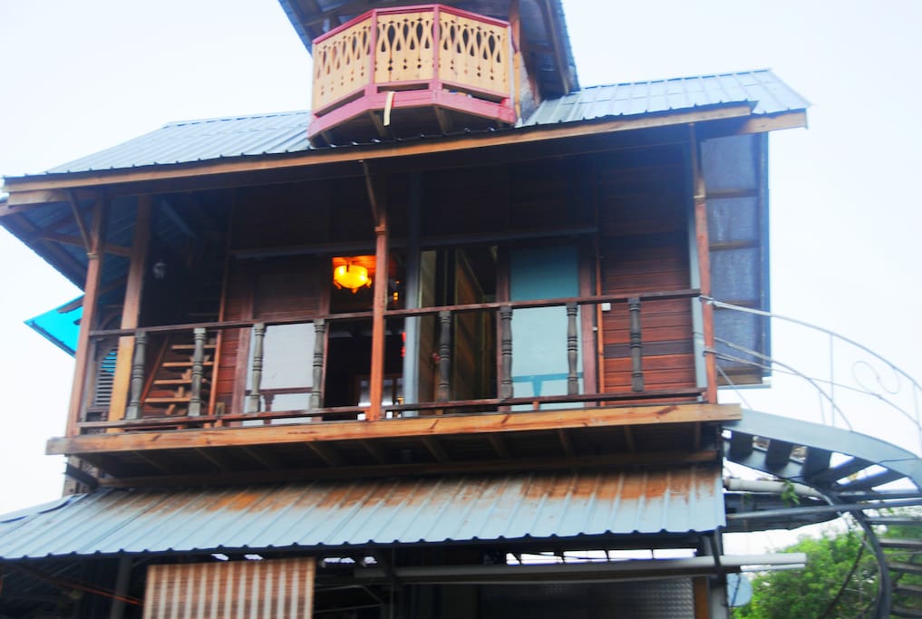 House from the side.