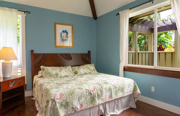 bedroom with king bed