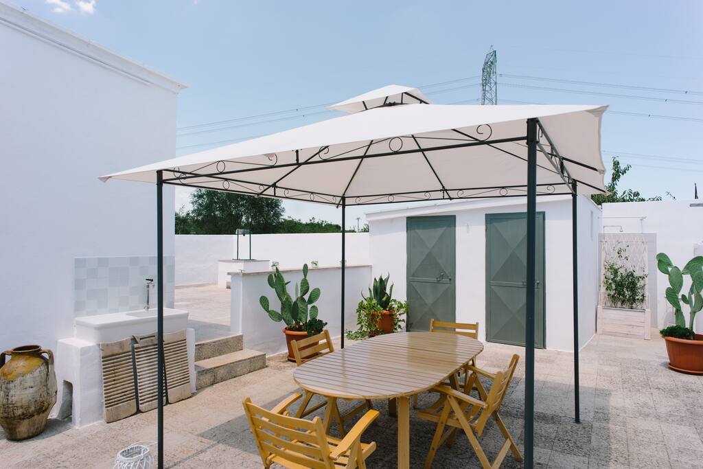 Cortile interno ad uso esclusivo degli ospiti