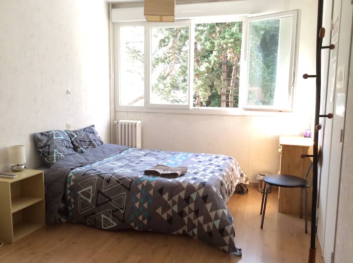 Ground floor room 500m from the city center