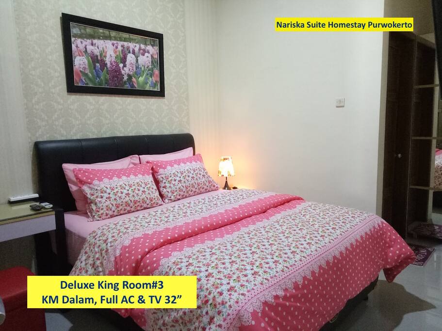 Deluxe King Room#3, Full AC and TV 32"