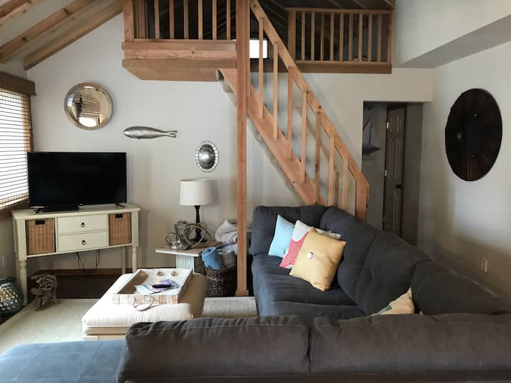 Front room with hide-a-bed and loft