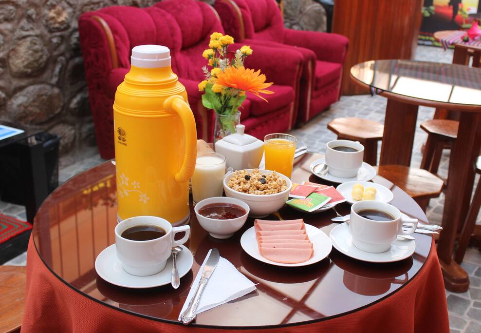 Nuestro desayuno.