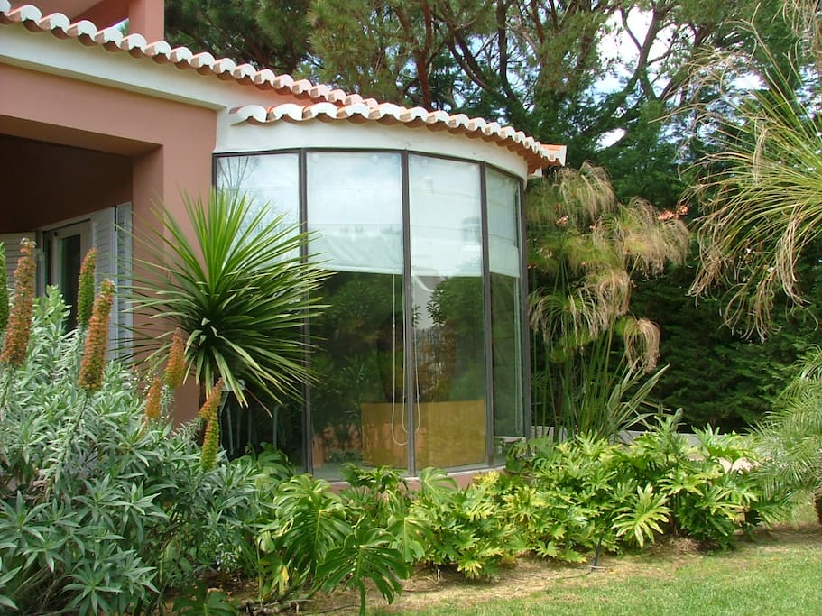 Garden & dining room bow window