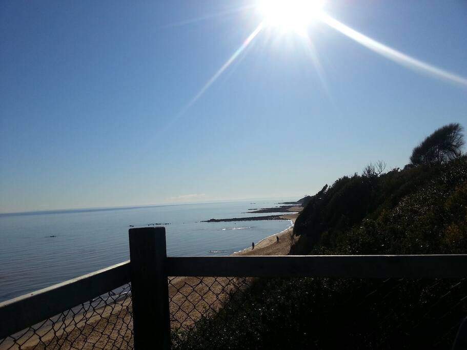 Looking out to Pelican Point.