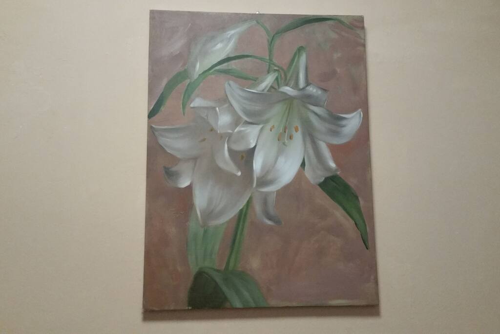 Ölbild auf Leinwand. Original