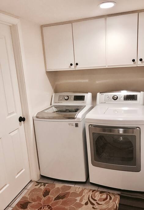 Laundry is available for use.