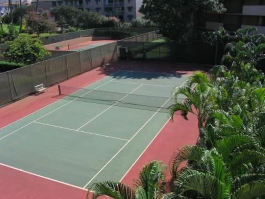 tennis courts