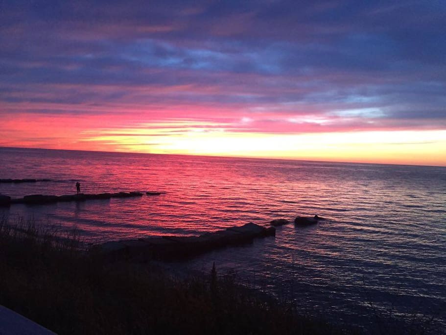 This park, with beautiful Lake Erie views, is located half a mile from my home.