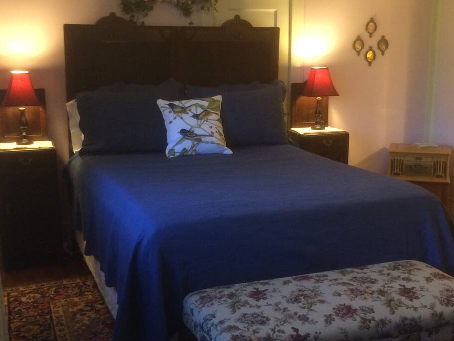 The whole upstairs consists of the Syrah Room (queen bed)