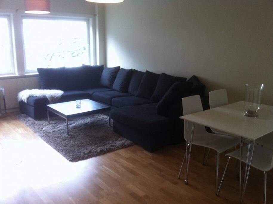 Spacious living room