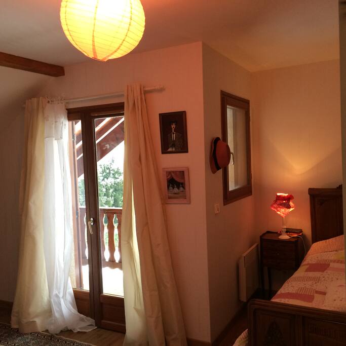 Balcon vue lac