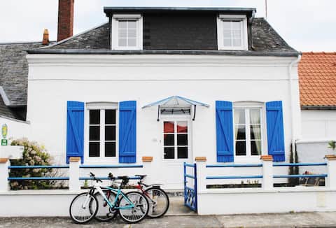 La Léopoldine, typical house in Baie de Somme