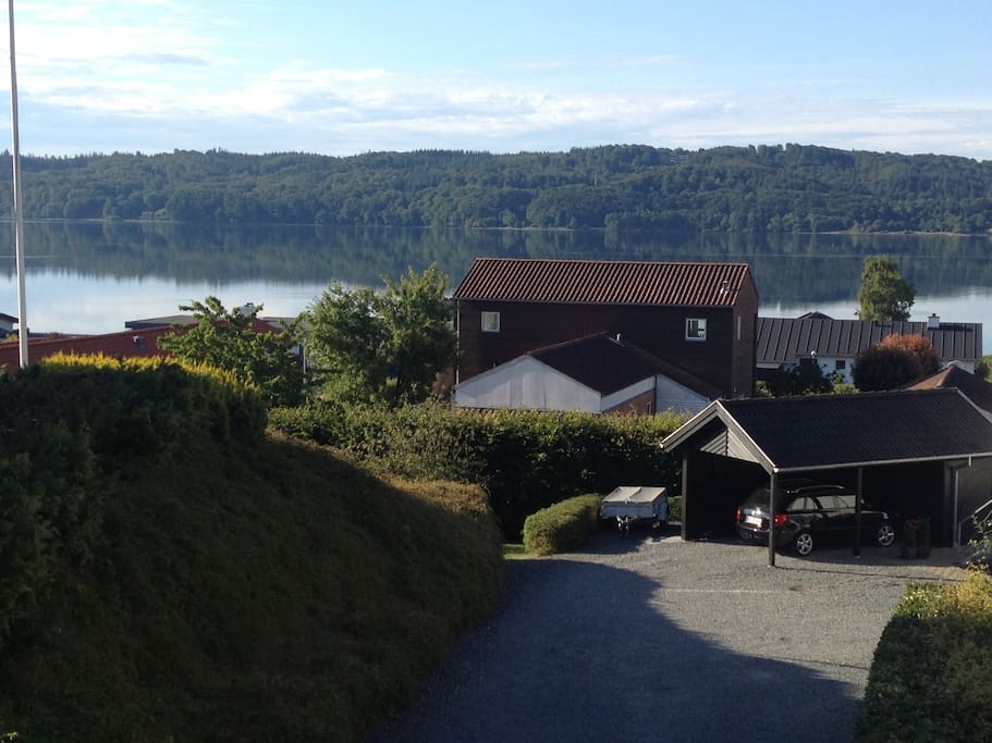 View over Vejle fjord (100m)