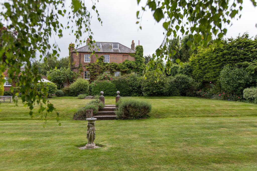 View of the house from the garden