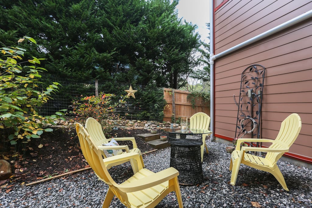 Kick back with a book or enjoy a drink in your private garden.
