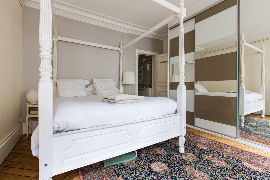 Master bedroom with large closet
