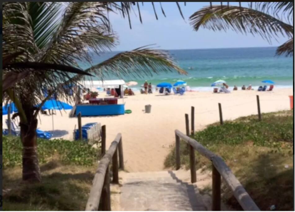 praia em frente