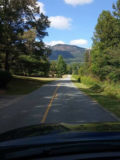 road to the house