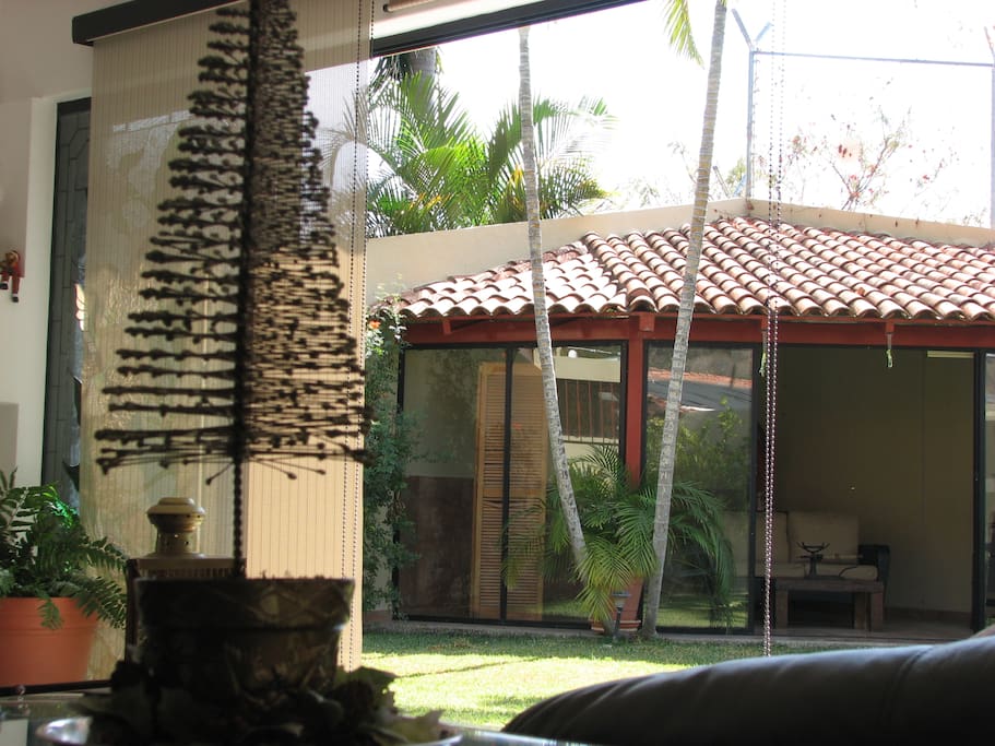 The Gazebo, as seen from inside one of the Living Spaces