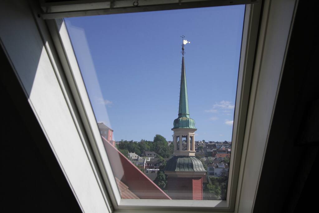 This photo isn't even from the side of the flat that has the real view.
