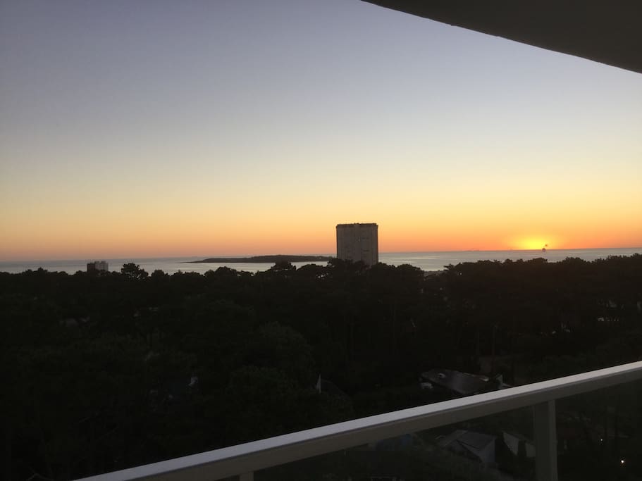 From the balcony