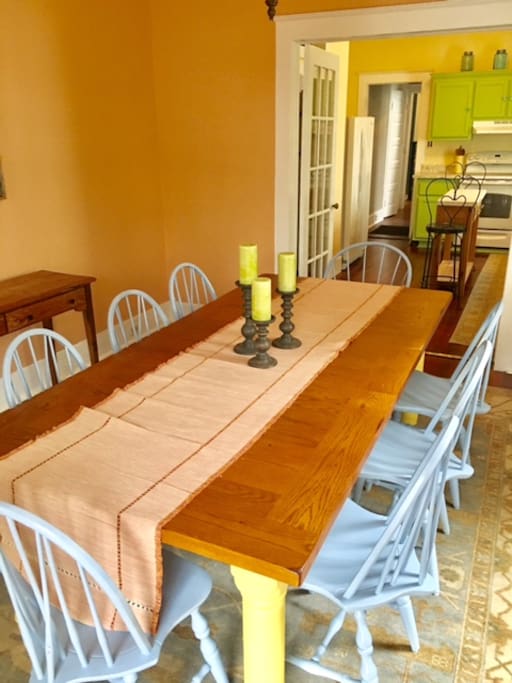 Dining room with seating for 8