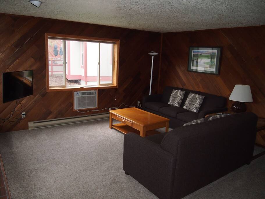 Open floor plan, living room