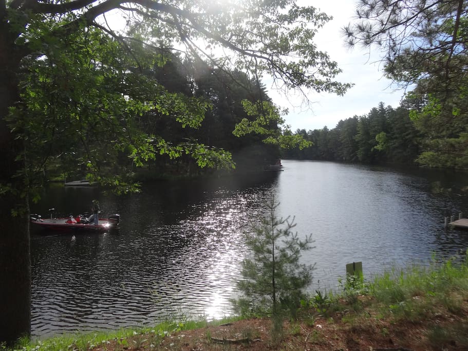 View of Manitowish River From Back Yard