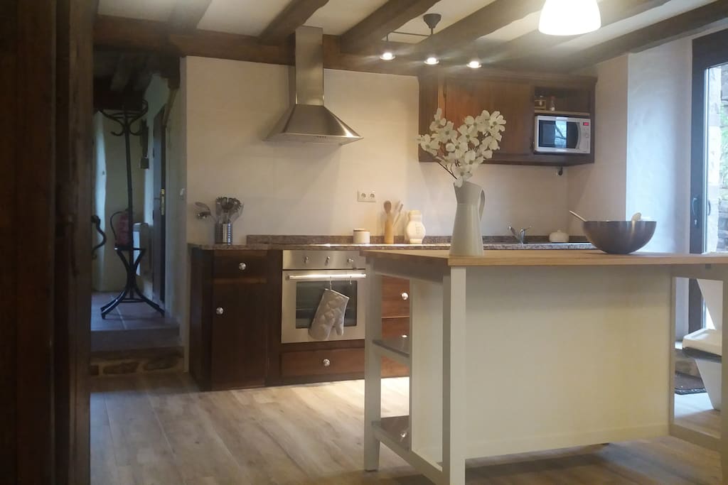Cocina espaciosa